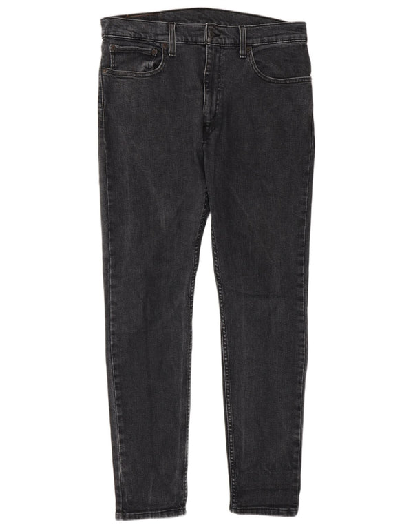 Calça jeans masculina Levi's 519 Hi-Ball Slim W34 L30 cinza algodão