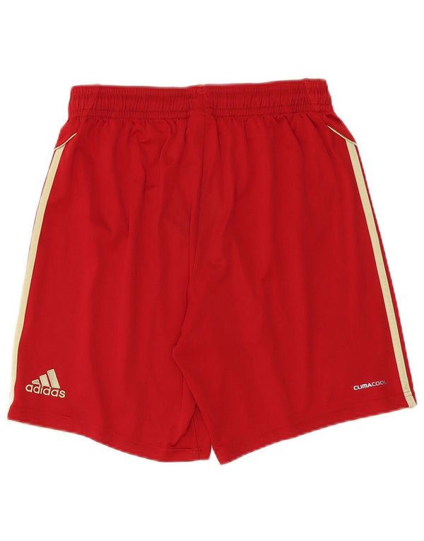 Adidas Mens FC Bayern Munchen Sport Shorts Médio Vermelho Poliéster Esportes