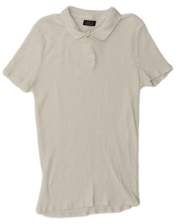Camisa polo masculina Zara XL branca