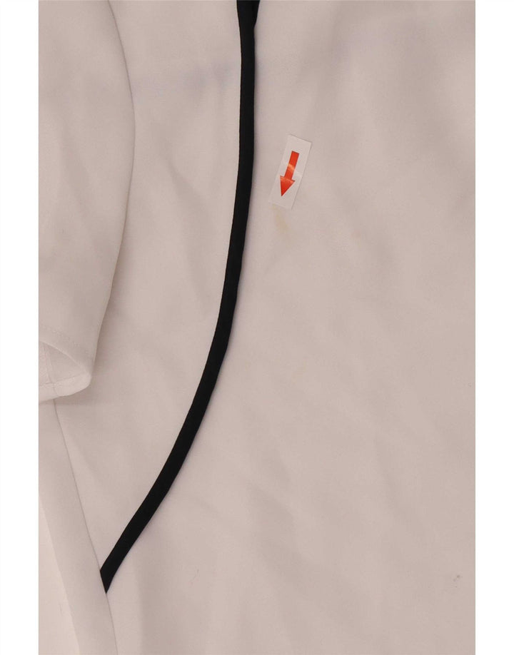 Blusa feminina Armani Exchange Top UK 14 Poliéster colorblock branco médio