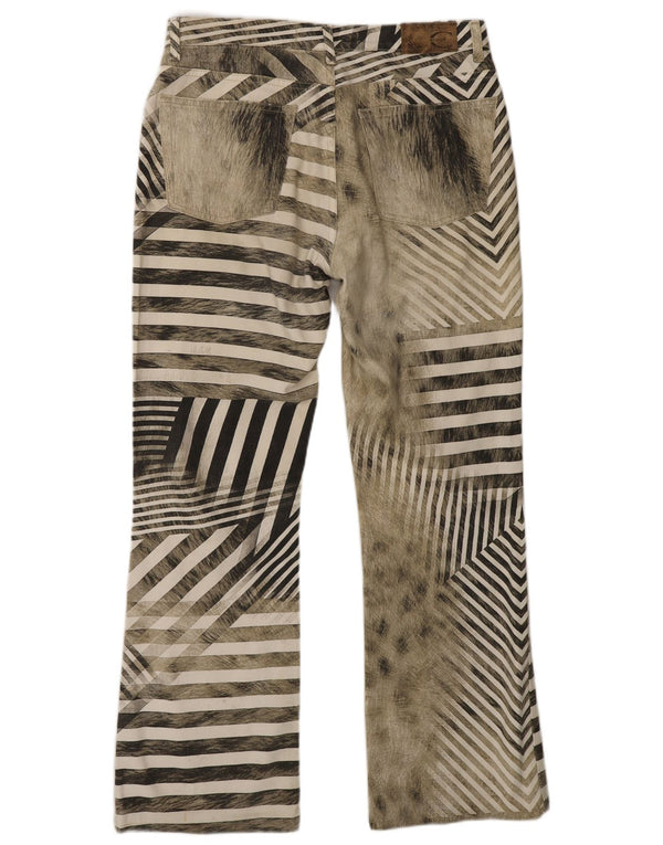 Calça casual reta masculina Just Cavalli W30 L29 cinza listrada designer