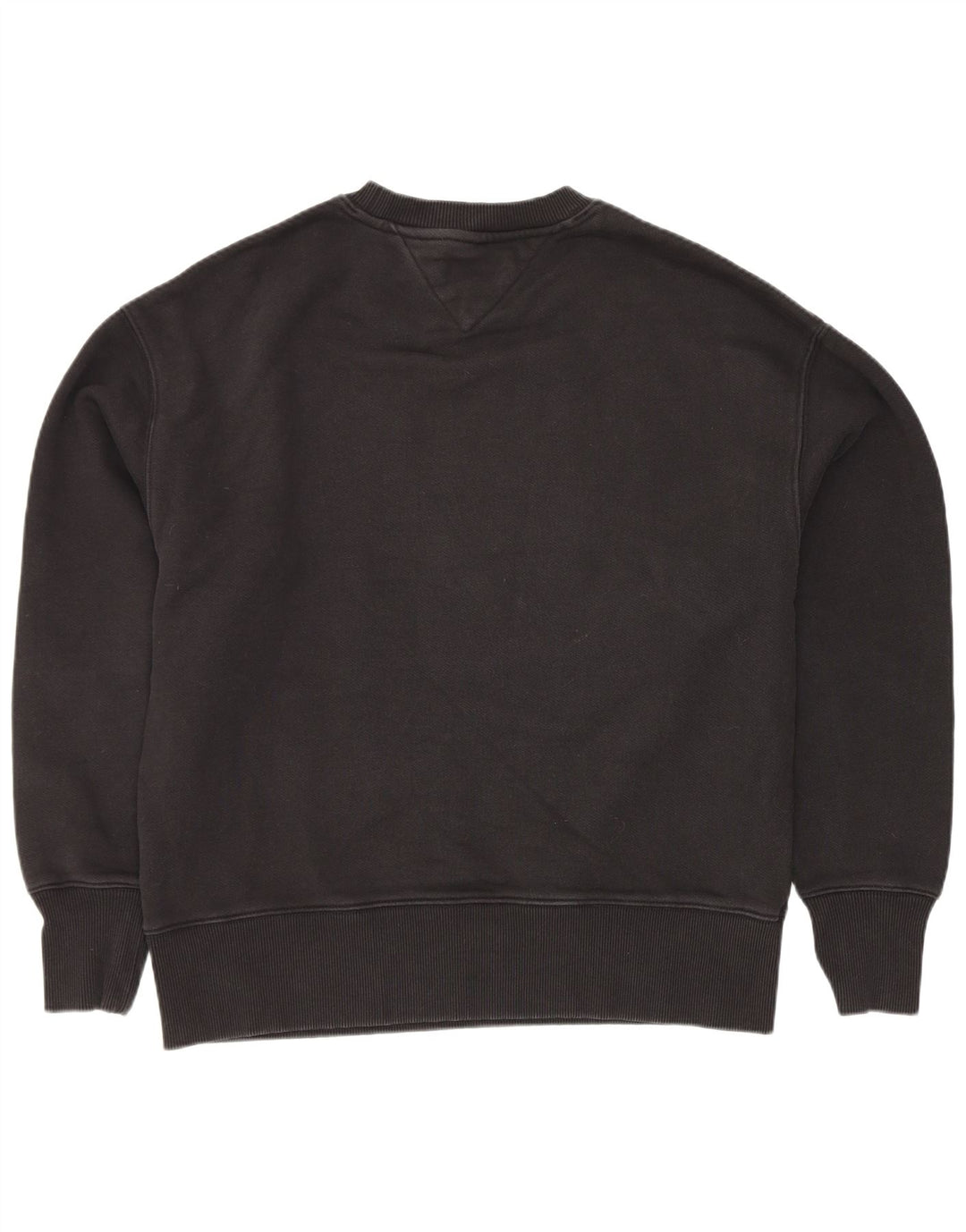 Tommy Hilfiger moletom gráfico masculino jumper pequeno algodão preto