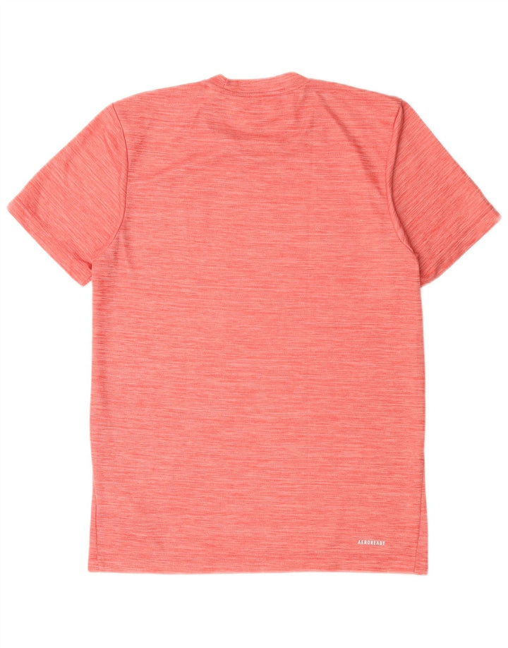 Adidas Mens Aeroready Camiseta Top Pequeno Poliéster Salpicado Rosa