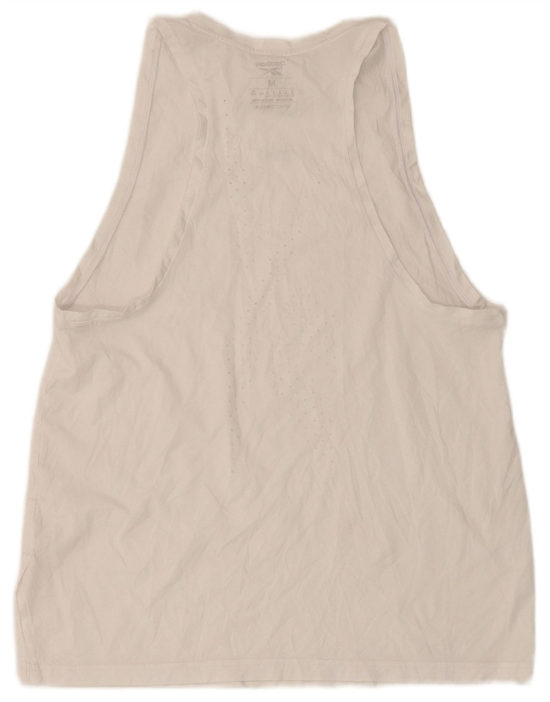 Reebok Colete Feminino Top UK 12/14 Médio Branco