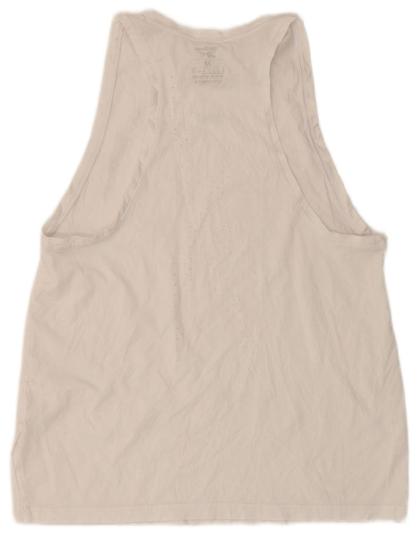 Reebok Colete Feminino Top UK 12/14 Médio Branco