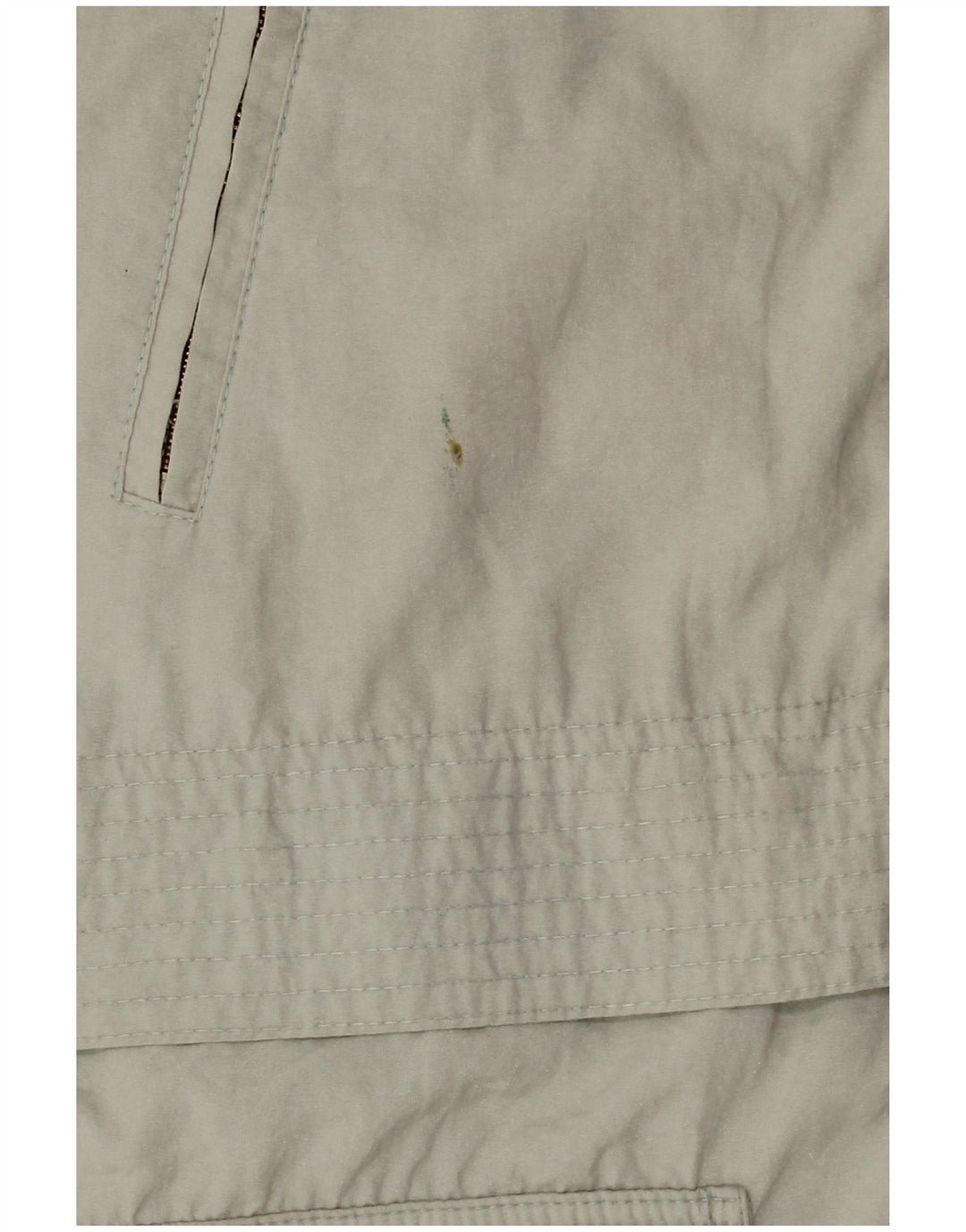 Casaco corta-vento oversized feminino vintage EU 38 poliamida verde médio