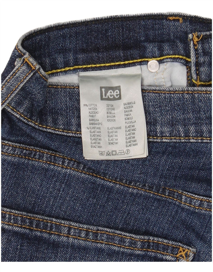 Lee Mens Powell Straight Jeans W29 L30 Azul Algodão