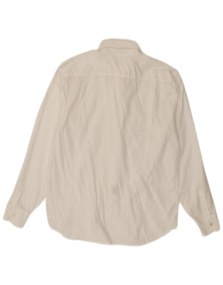 Camisa feminina Van Laack EU 38 algodão branco médio