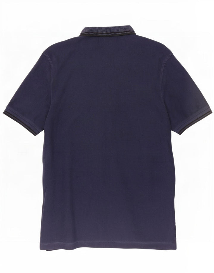Camisa polo masculina Fred Perry grande algodão azul marinho