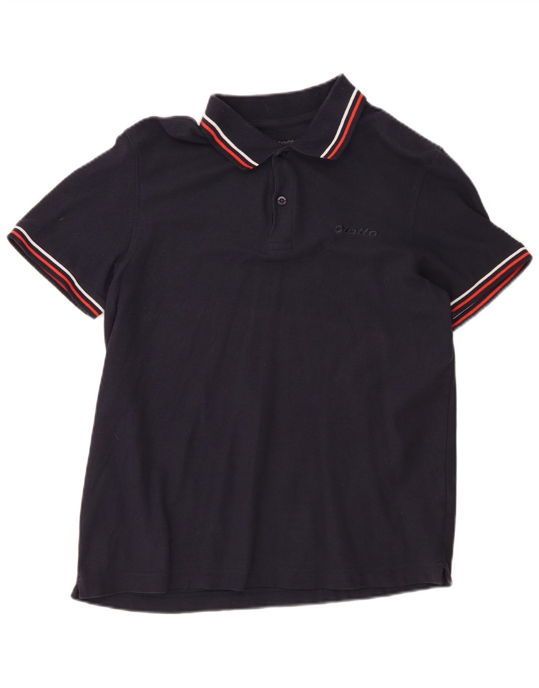 Camisa polo masculina Lotto médio algodão azul marinho