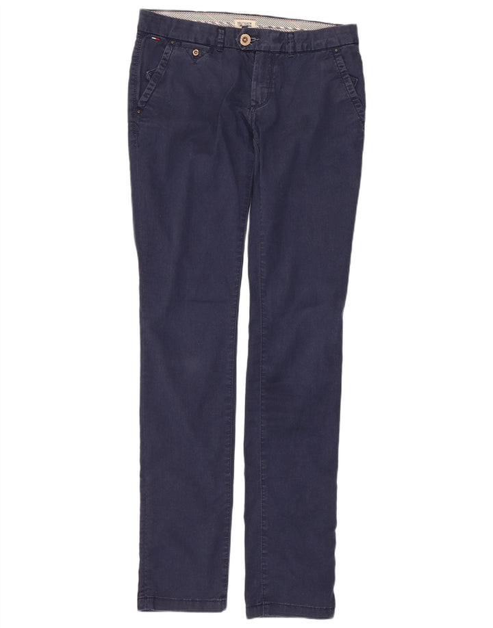Calça feminina TOMMY HILFIGER W28 L34 azul marinho algodão
