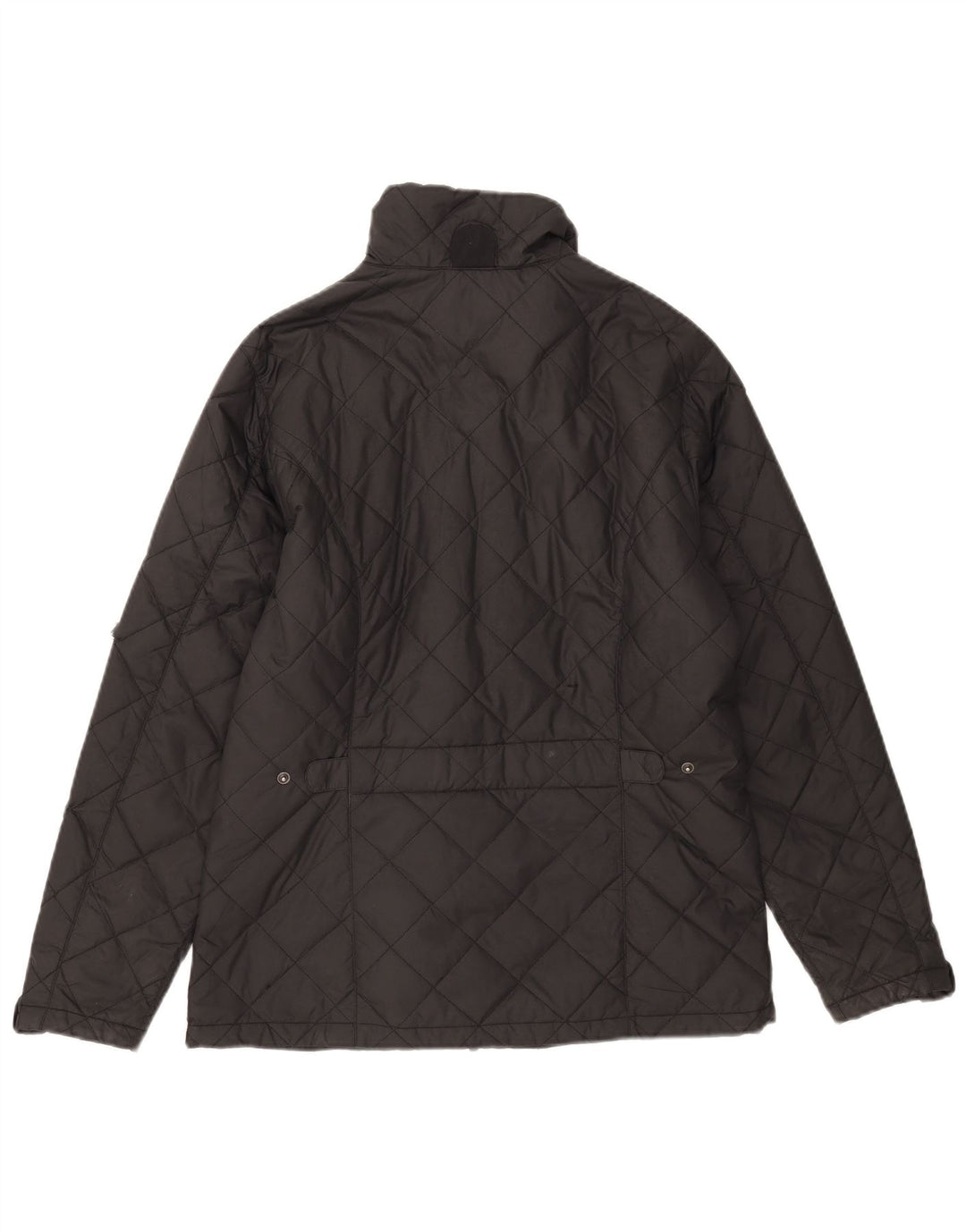 Jaqueta acolchoada superdimensionada feminina Schoffel UK 10 poliéster preto pequeno