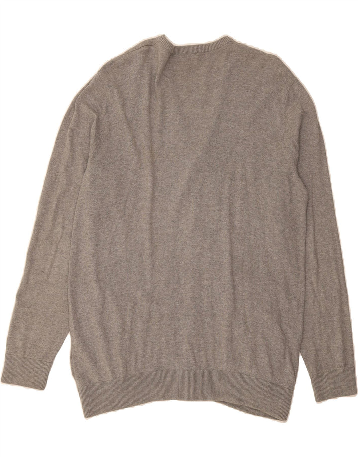 LEE Mens Cardigan Sweater XL Grey Cotton Vintage Lee and Second-Hand Lee from Messina Hembry 