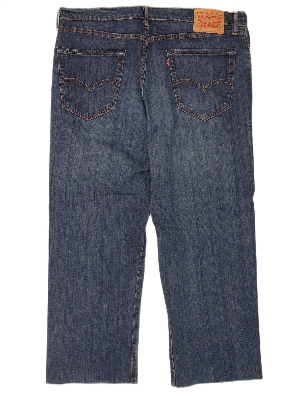 Levi's Masculino 751 Cropped Straight Jeans W40 L25 Azul