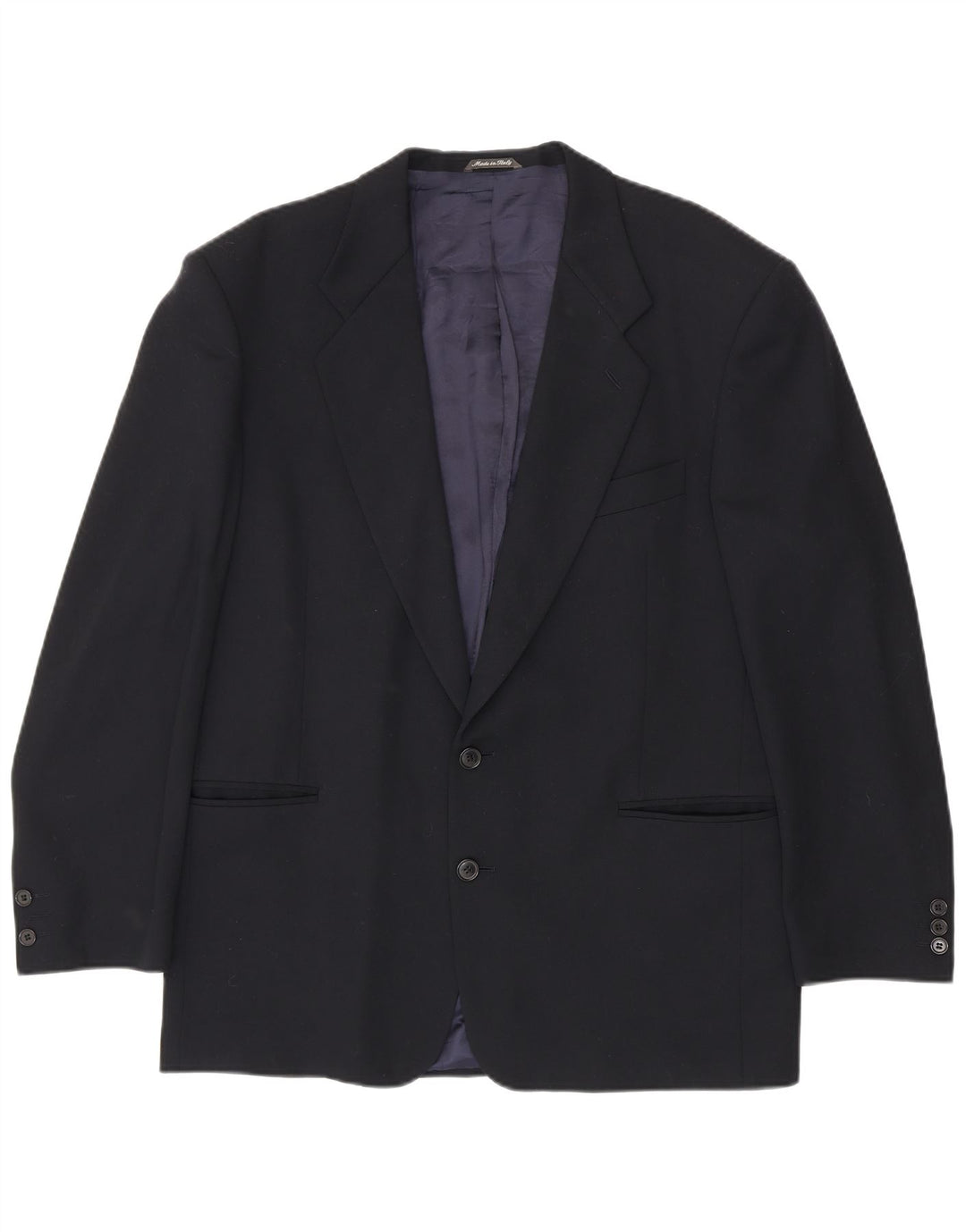 Jaqueta Blazer Masculina Ferre com 2 Botões UK 38 Azul Marinho Médio