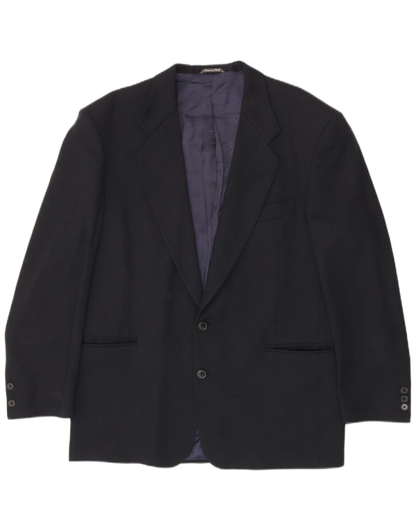 Jaqueta Blazer Masculina Ferre com 2 Botões UK 38 Azul Marinho Médio
