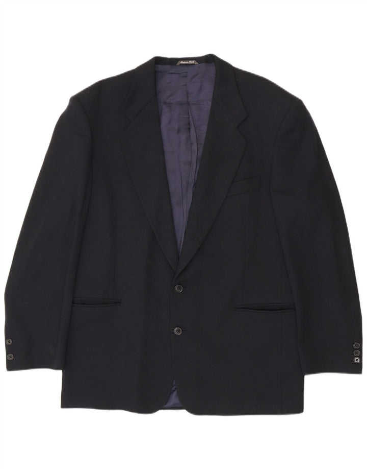 Jaqueta Blazer Masculina Ferre com 2 Botões UK 38 Azul Marinho Médio