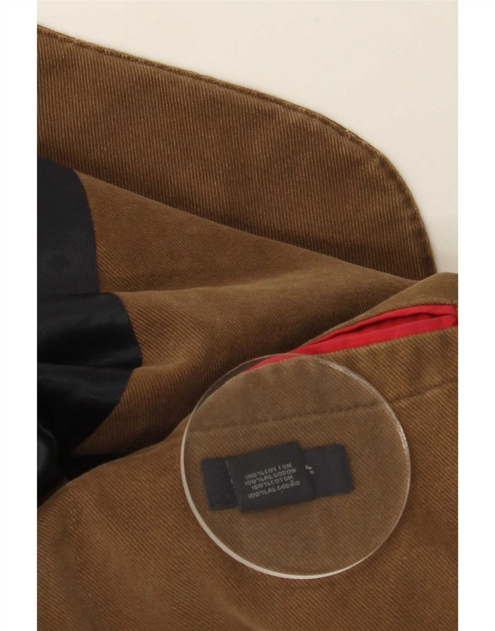 Gant Jaqueta masculina blazer de 2 botões UE 48 Algodão marrom médio