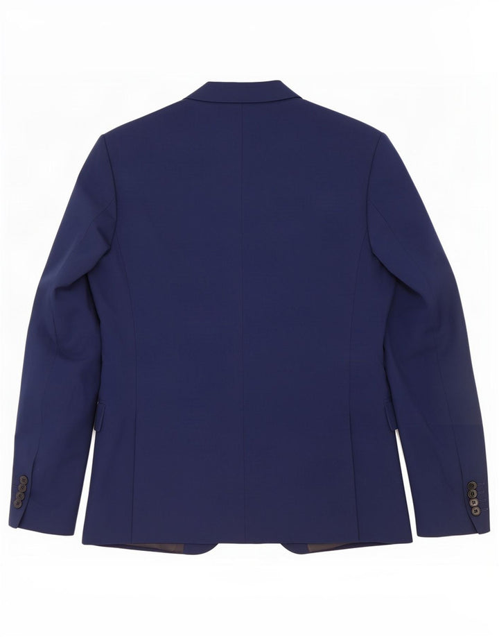 Jaqueta blazer masculina Zara com 2 botões UE 48 médio azul marinho