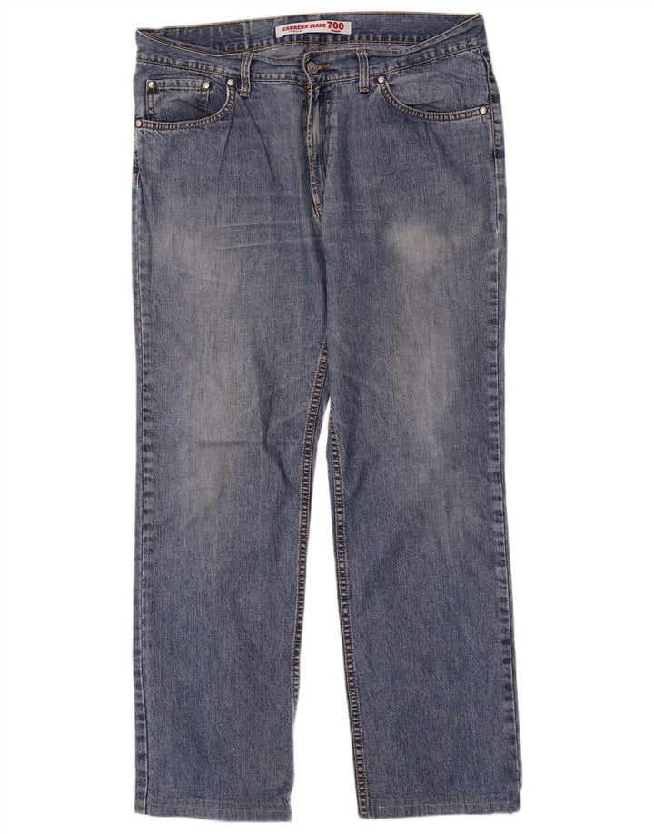 CARRERA Masculino 700 Regular Fit Jeans Reto W36 L30 Azul Algodão