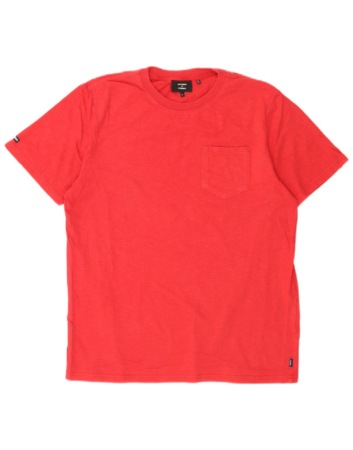 Camiseta masculina Superdry Regular Fit Top XL vermelho