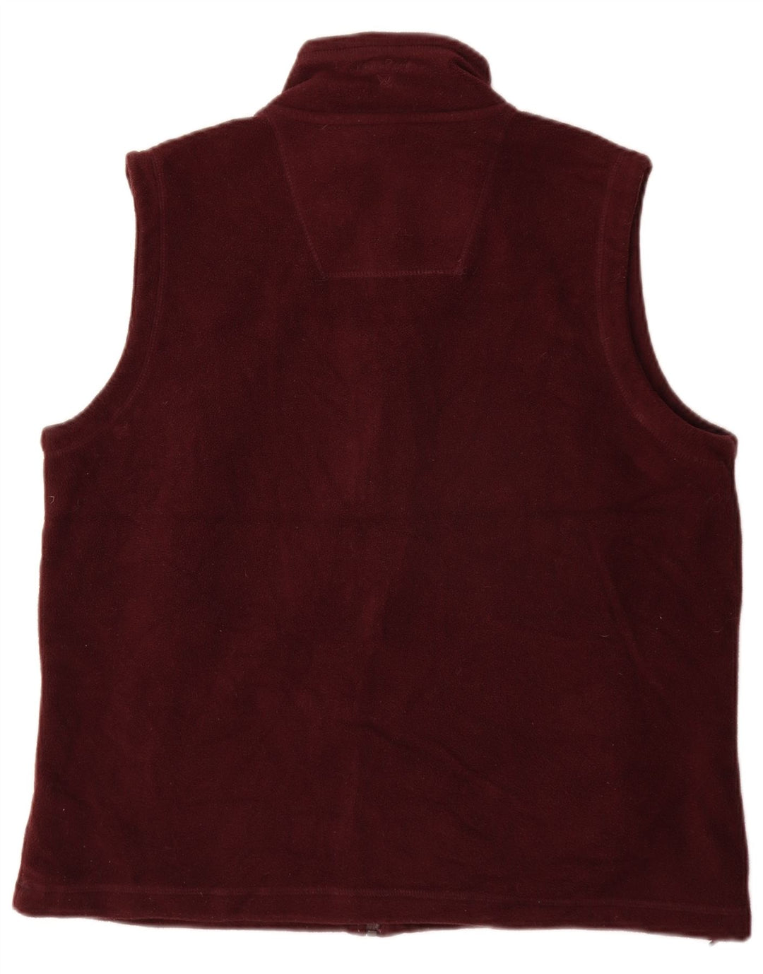 James Pringle Mens Fleece Gilet UK 38 Médio Borgonha Poliéster