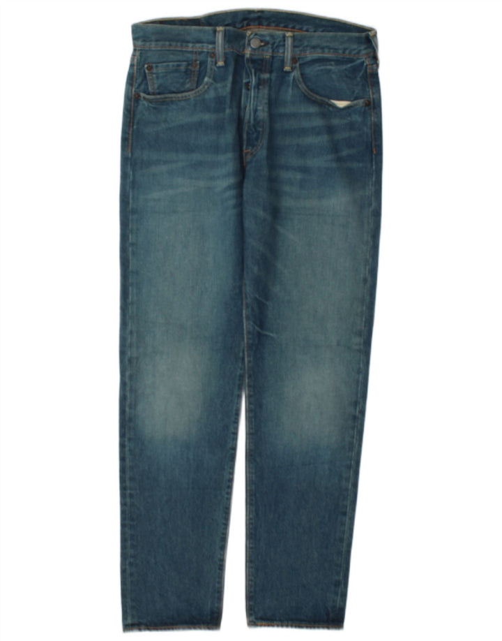 Levi's Masculino 501 Straight Jeans W32 L32 Azul Algodão