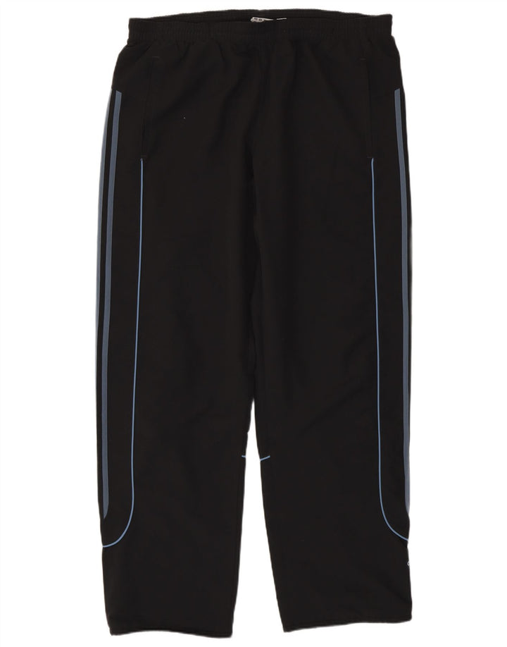 Calças de treino masculinas ADIDAS UK 44/46 poliéster cinza grande