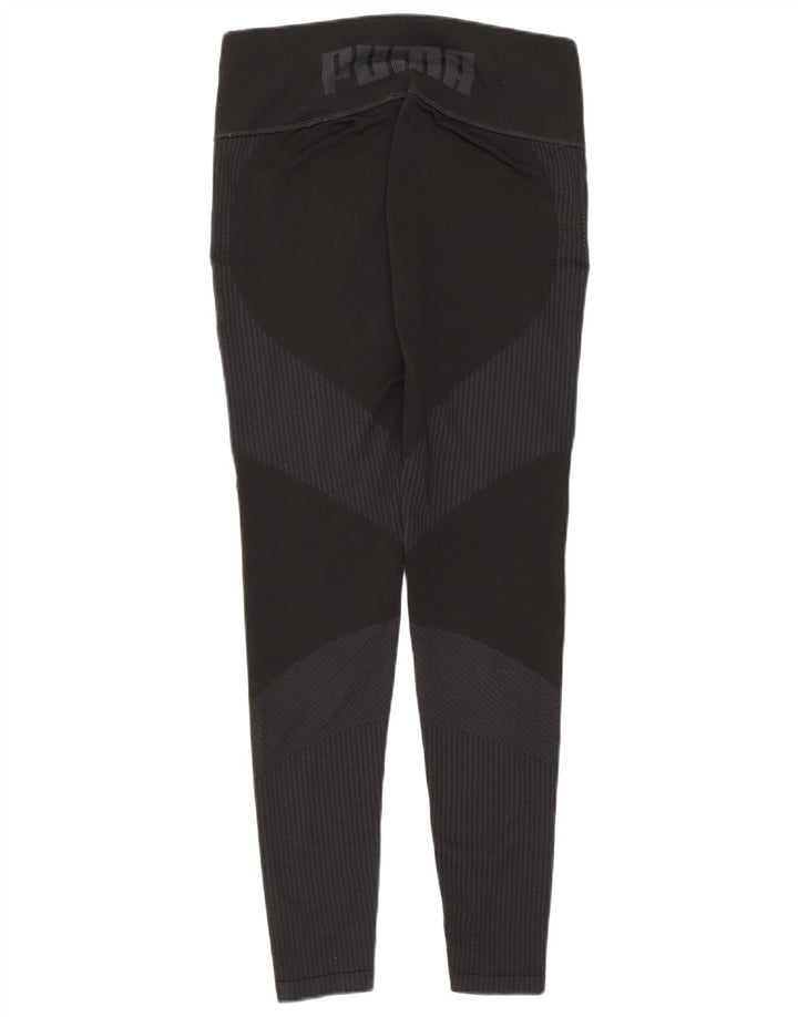 Leggings Puma Feminino UK 14 Grande Listrado Preto