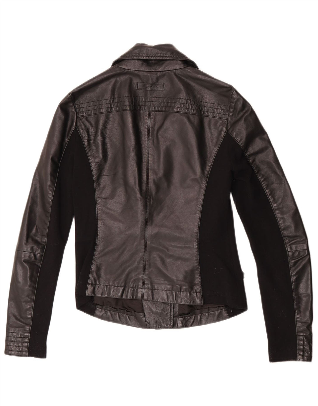 Jaqueta feminina de couro para motociclista Toy G UK 8 couro preto pequeno