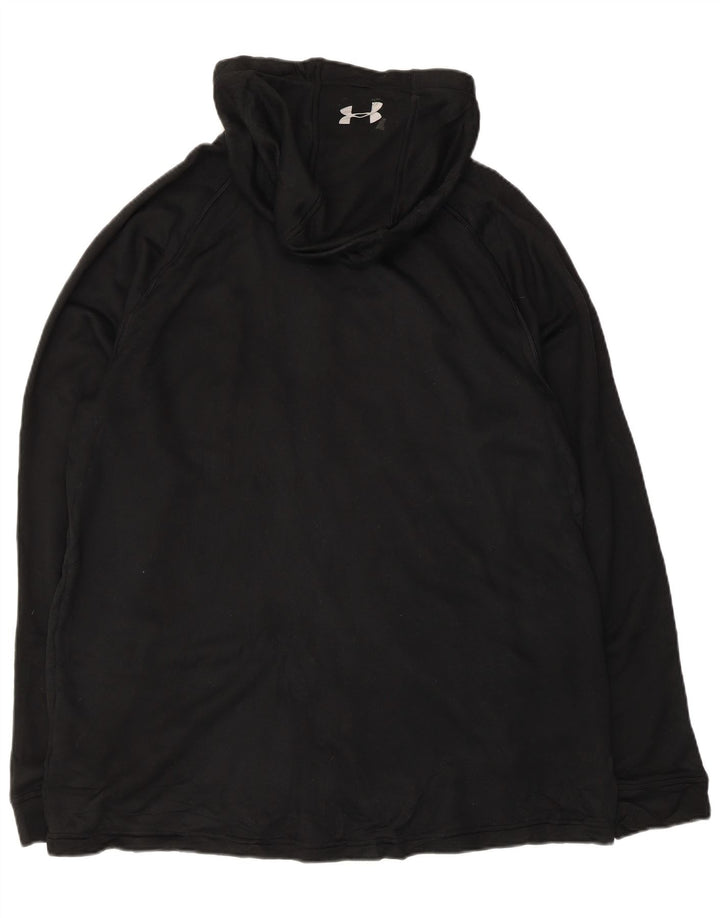 Suéter masculino Under Armour com capuz e zíper XL poliéster preto