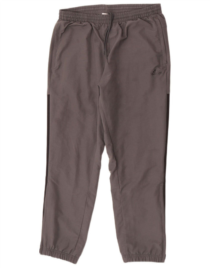 Calça Adidas Masculina Treino Joggers Cinza Médio