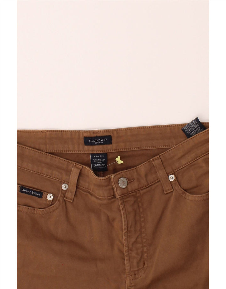GANT Womens Straight Casual Trousers W29 L28 Beige Cotton Vintage Gant and Second-Hand Gant from Messina Hembry 