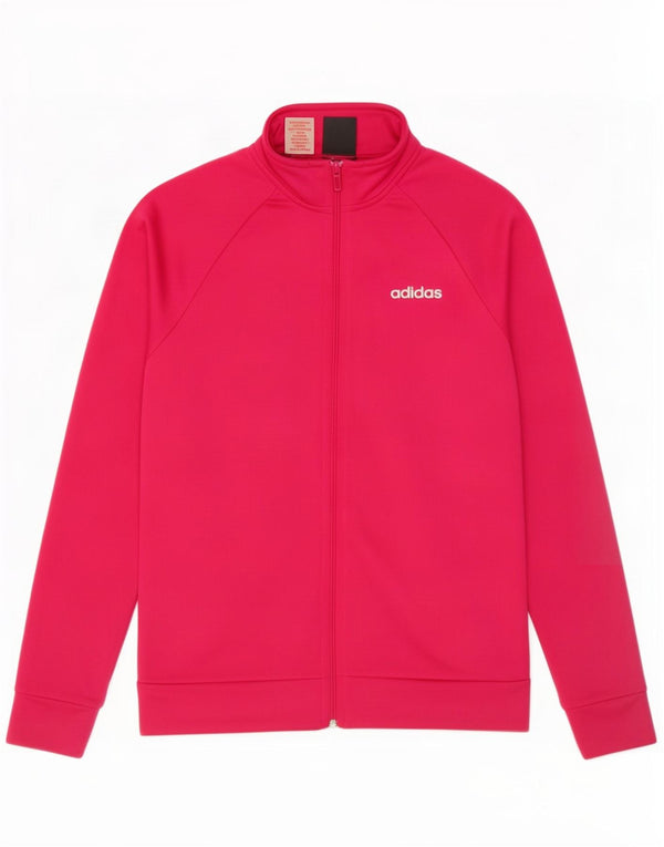 Jaqueta Adidas Meninas Treino Top 13-14 Anos Rosa Poliéster
