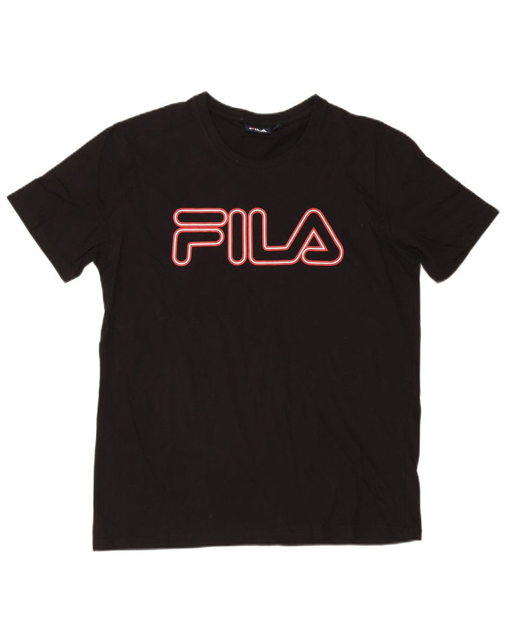 Camiseta masculina Fila Graphic Top XL preto