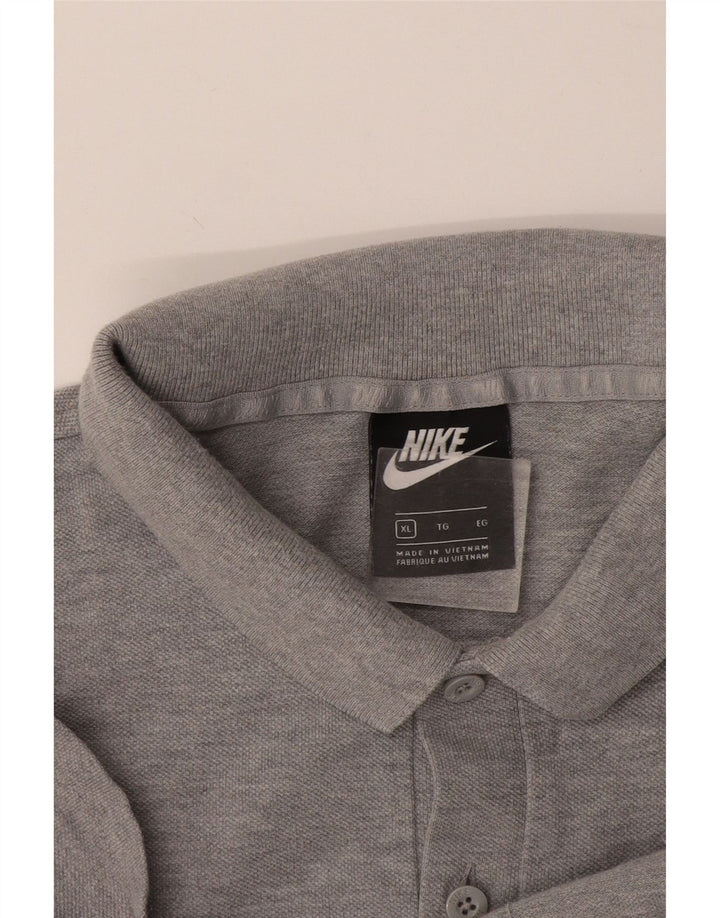 Camisa polo masculina Nike XL cinza manchada