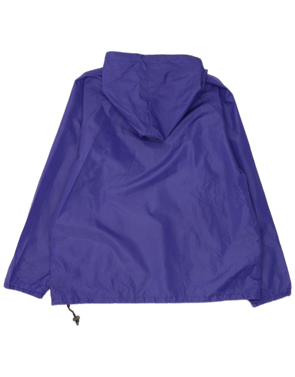 Poliéster roxo encapuçado Reino Unido 40 do revestimento de chuva do pulôver dos homens do vintage grande