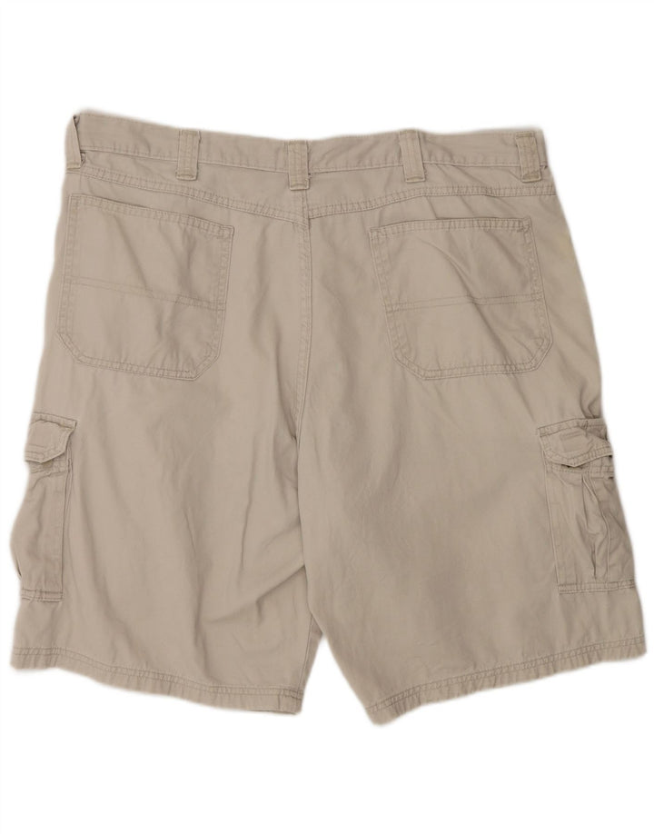 Shorts cargo masculino Wrangler W38 XL algodão bege