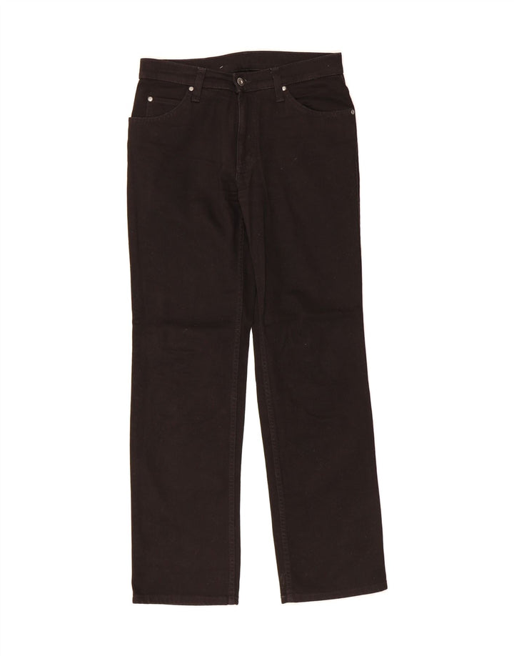 MUSTANG Mens Straight Casual Trousers W31 L32 Black Cotton Vintage Mustang and Second-Hand Mustang from Messina Hembry 