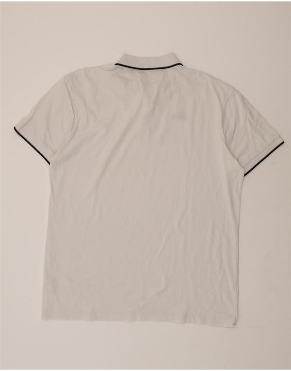 Camisa polo masculina KAPPA 3XL algodão branco