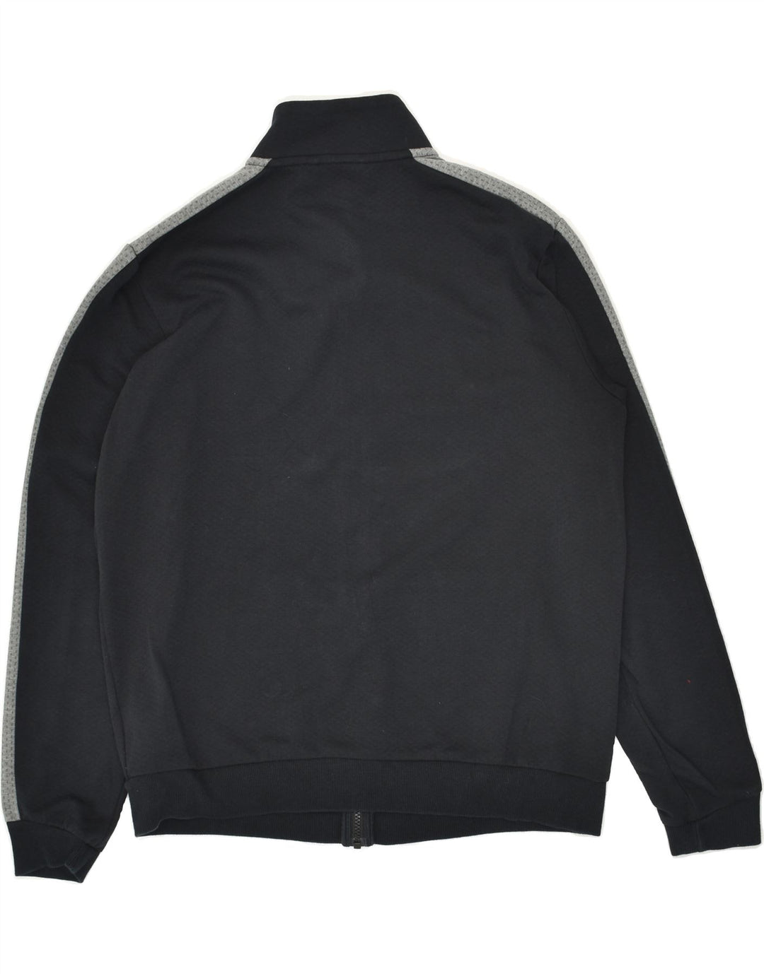 PUMA Mens Graphic Tracksuit Top Jaqueta Grande Algodão Colorblock Preto