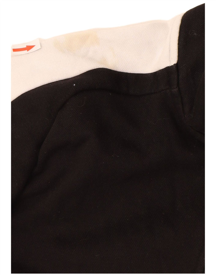 Jaqueta PUMA masculina de agasalho médio preto colorblock algodão