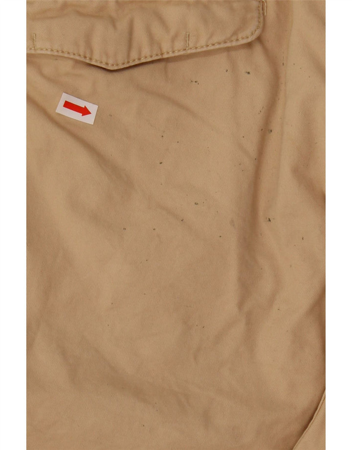 Shorts cargo masculino Tommy Hilfiger W36 grande algodão bege