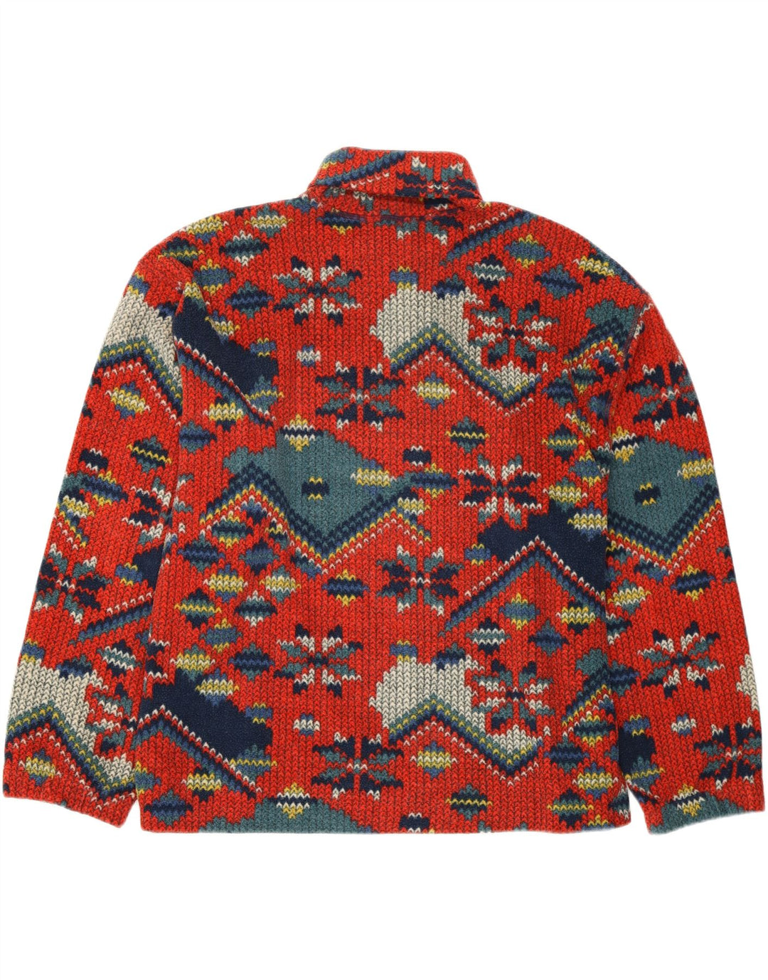 Suéter masculino COLMAR de lã com gola redonda 2XL Red Fair Isle