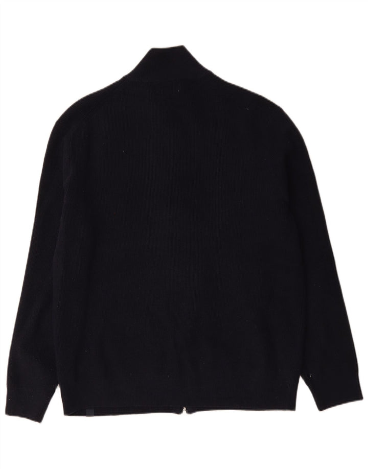 Suéter cardigã masculino Marks & Spencer XL azul marinho poliéster