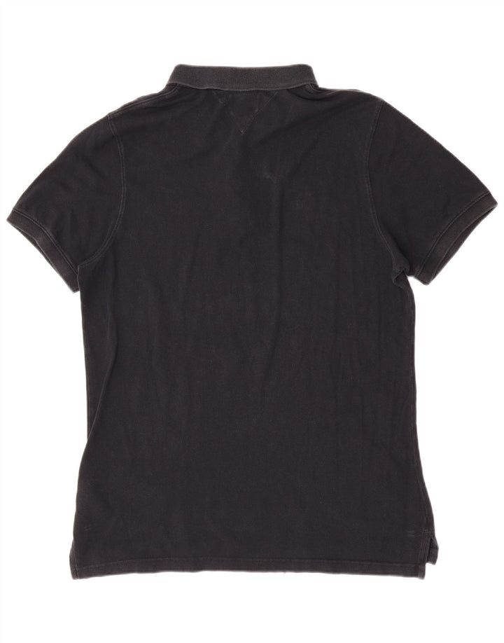 Camisa polo masculina Tommy Hilfiger 2XL algodão preto
