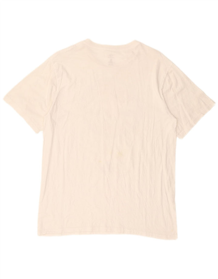 Converse Mens Camiseta Gráfica Top Grande Off White