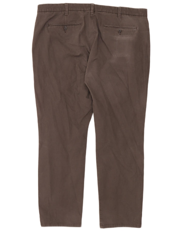 Calça Chino Masculina Slim Fit Marks & Spencer W40 L29 Algodão Cinza