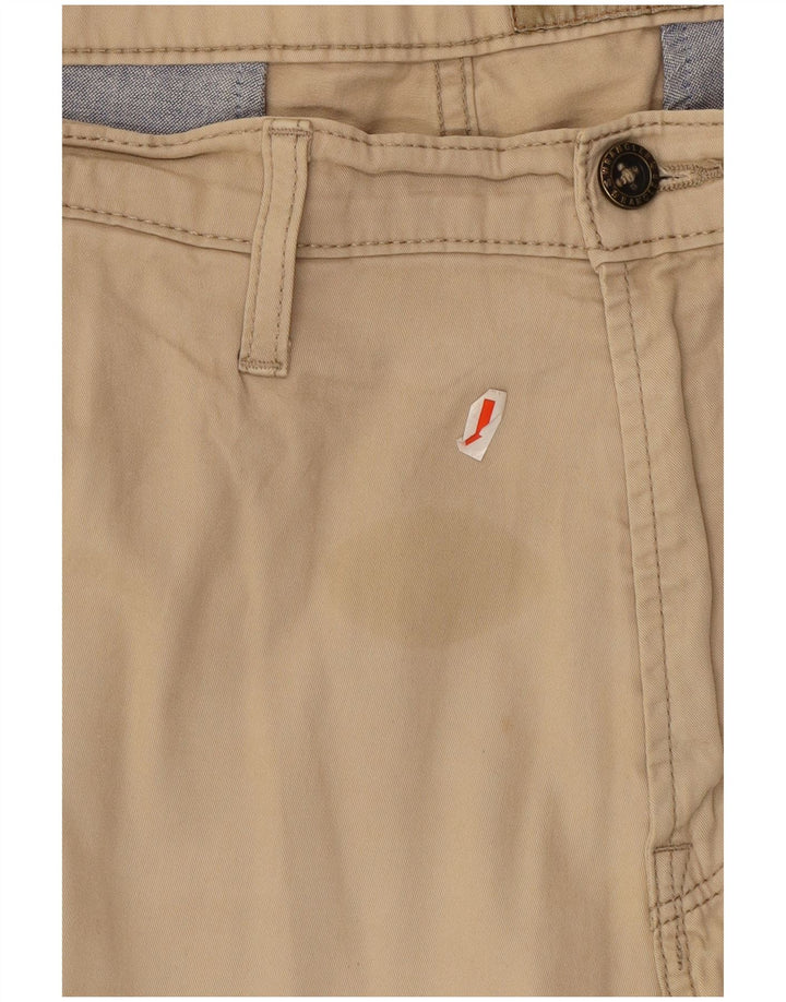 Shorts cargo masculino Wrangler W36 grande algodão bege