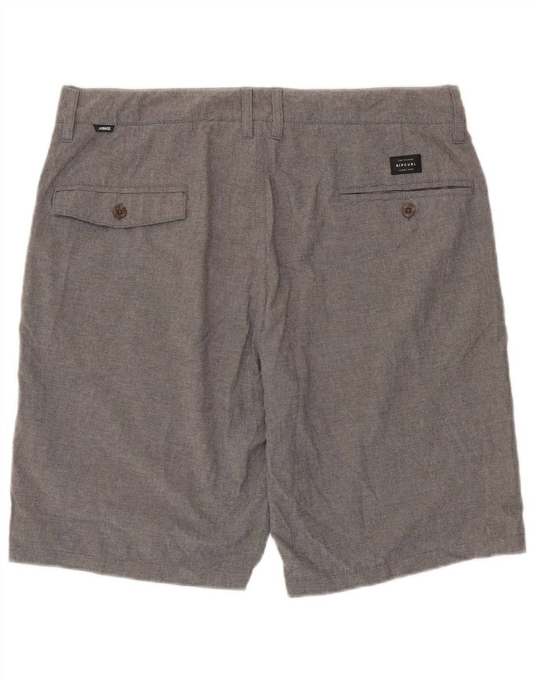Rip Curl Mens Chino Shorts W34 Grande Cinza Salpicado